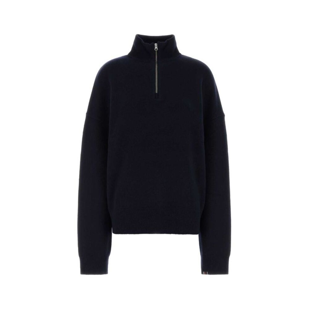 Extreme Cashmere Women Navy Blue Cashmere Blend Nâ°235 Sweater
